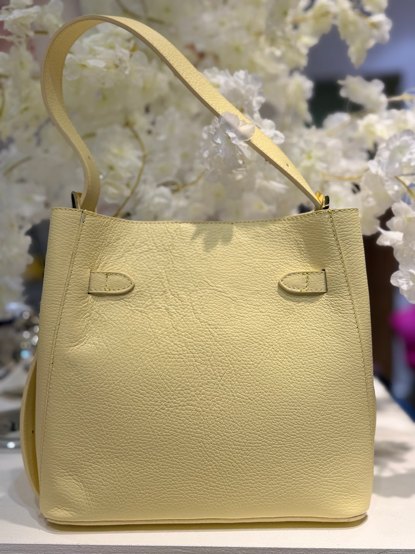 Ellie Leather Bag Yellow