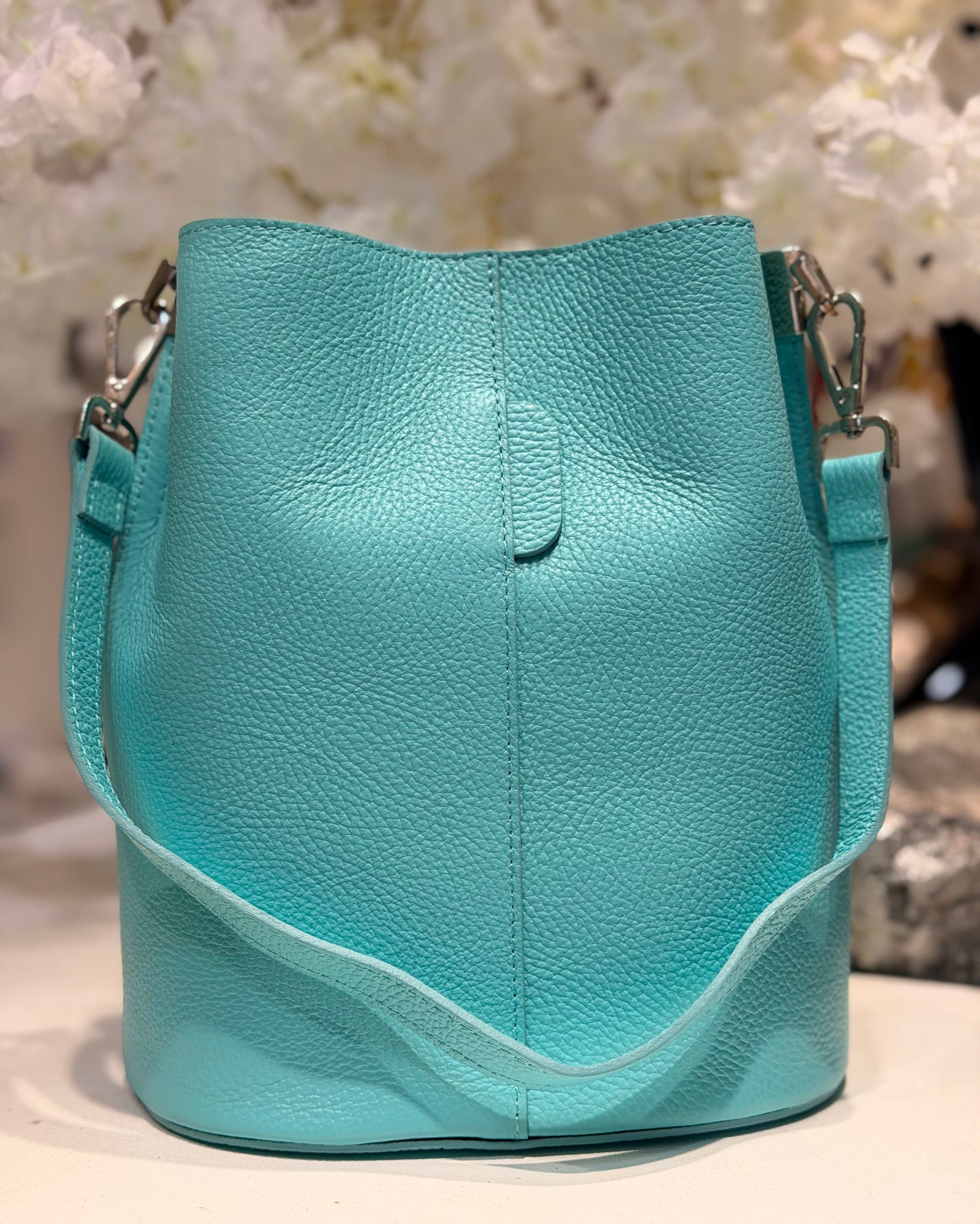 Leather Bucket Bag