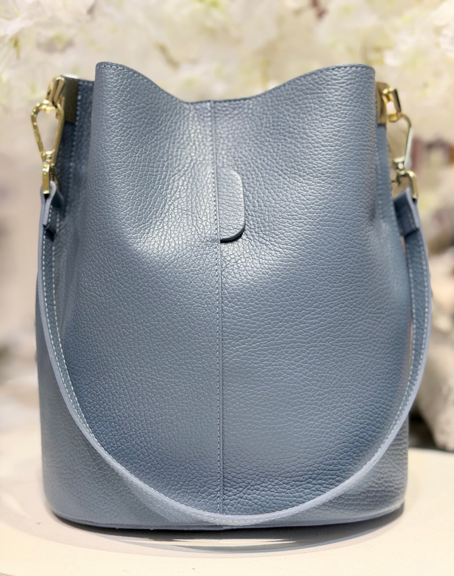 Leather Bucket Bag