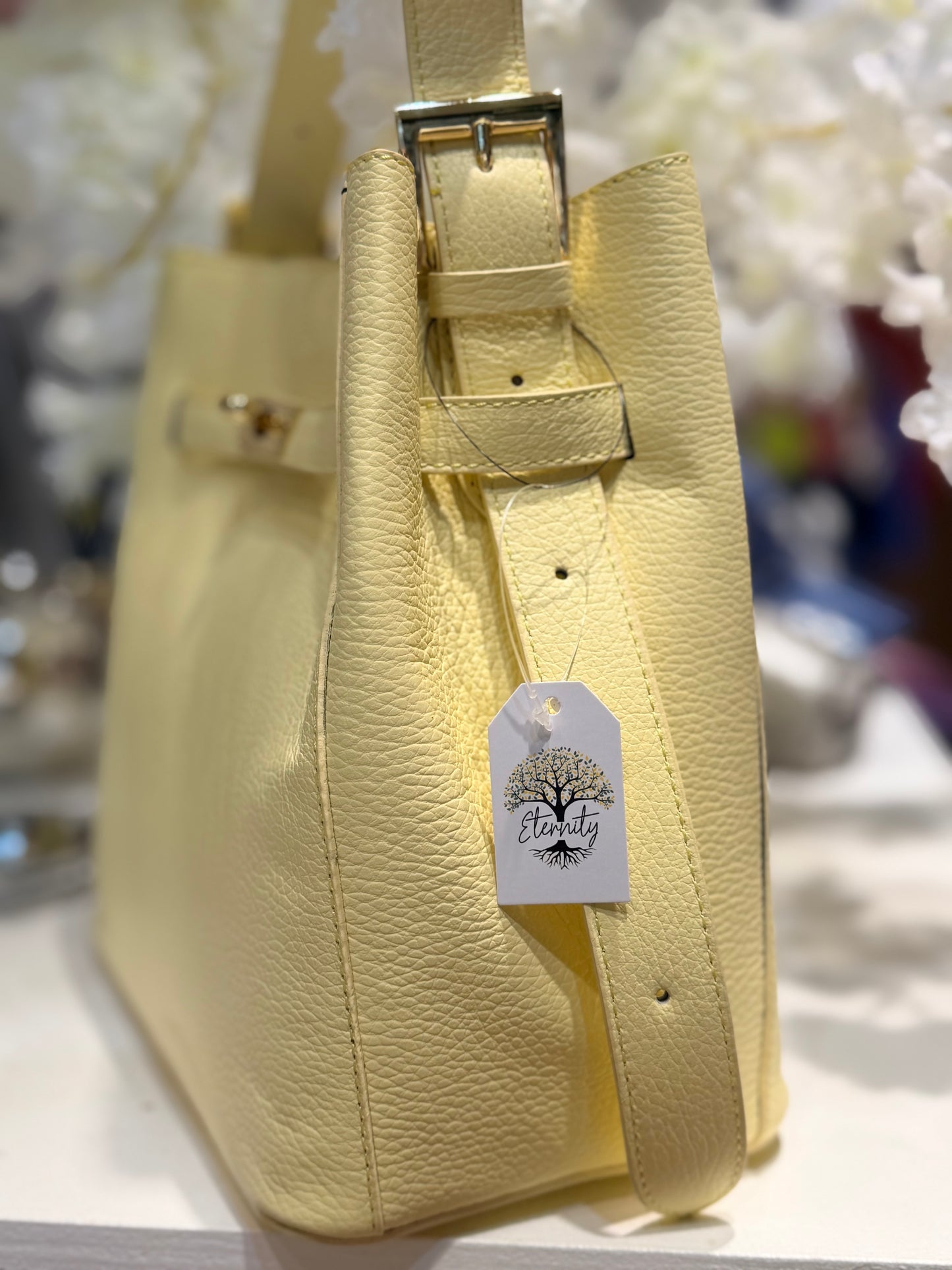 Ellie Leather Bag Yellow