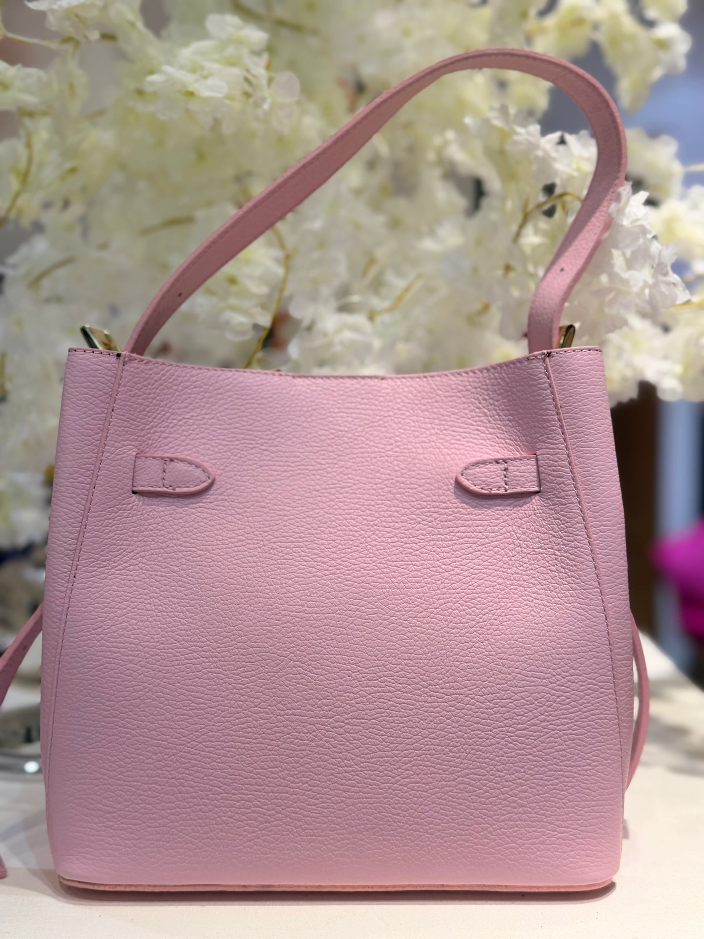 Ellie Leather Bag Pink