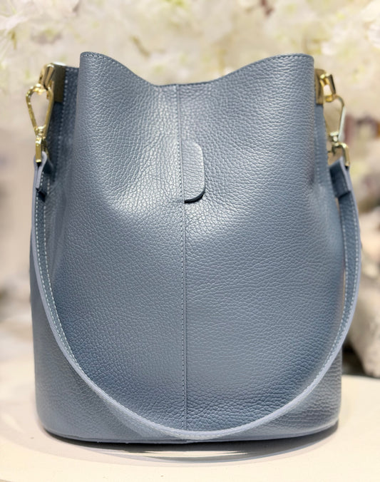 Leather Bucket Bag