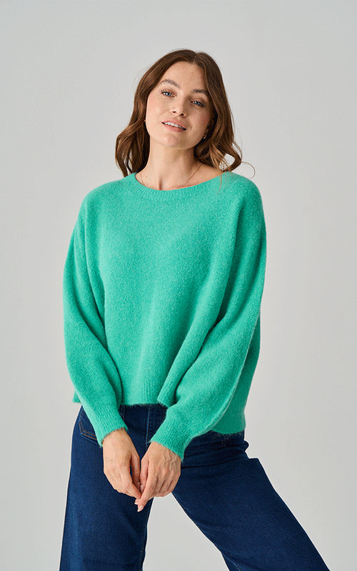 Alpaca Jumper Short In Green