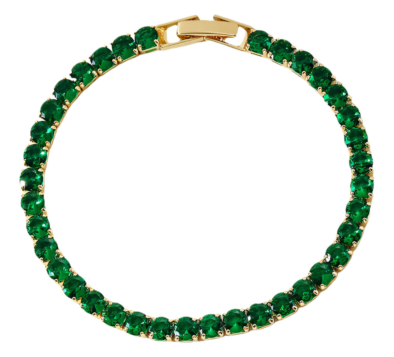 Bracelet 18k Gold Plated Cubic Zirconia
