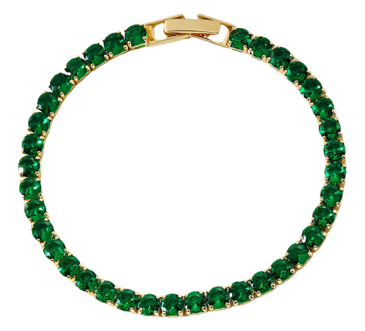 Bracelet 18k Gold Plated Cubic Zirconia