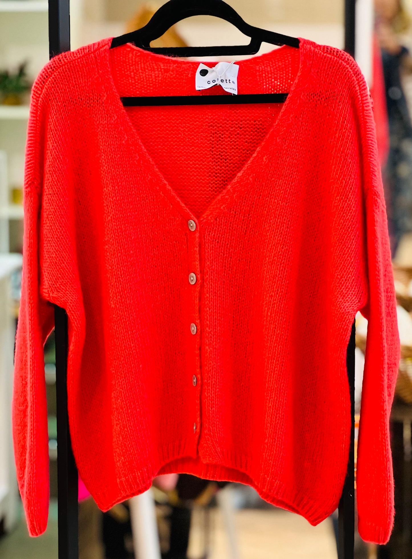Mohair Blend Cardigan