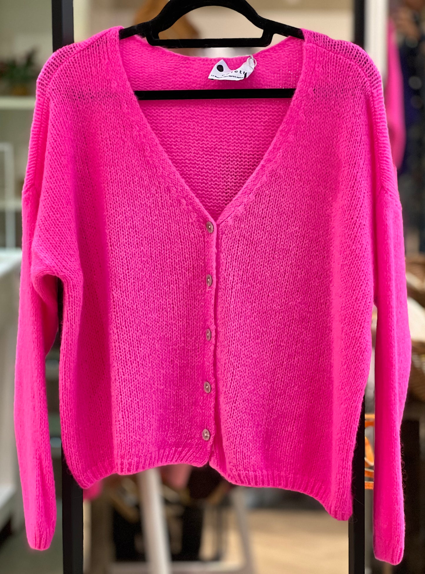 Mohair Blend Cardigan