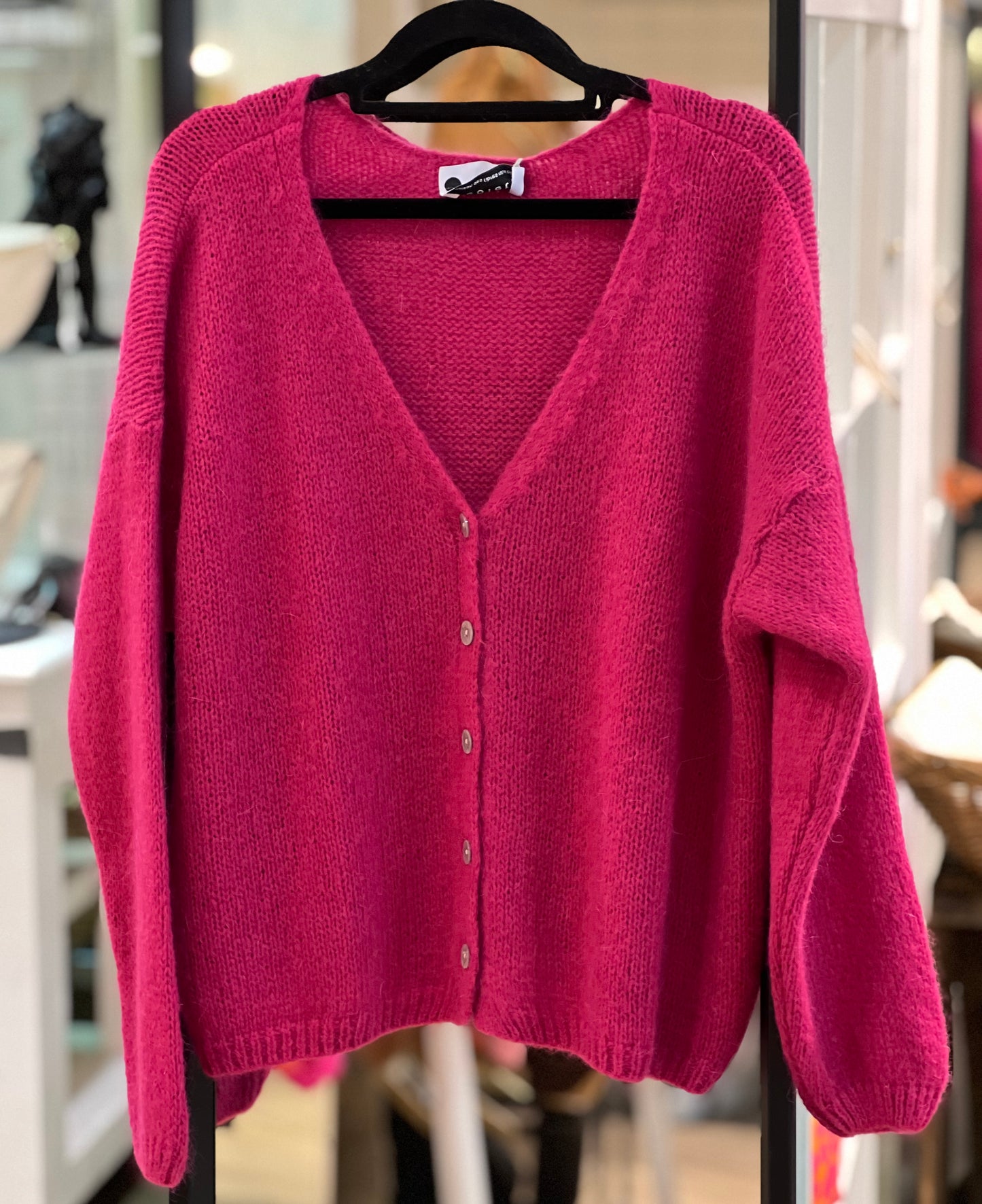 Mohair Blend Cardigan
