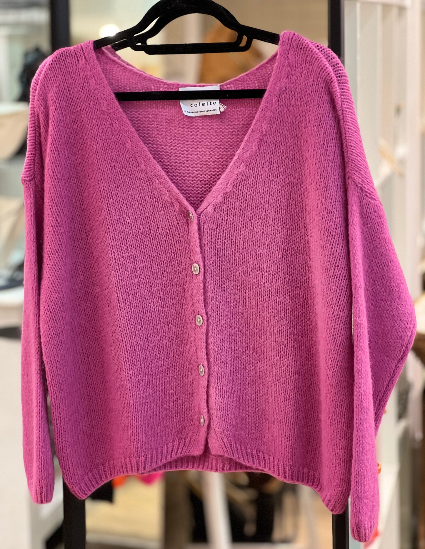 Mohair Blend Cardigan