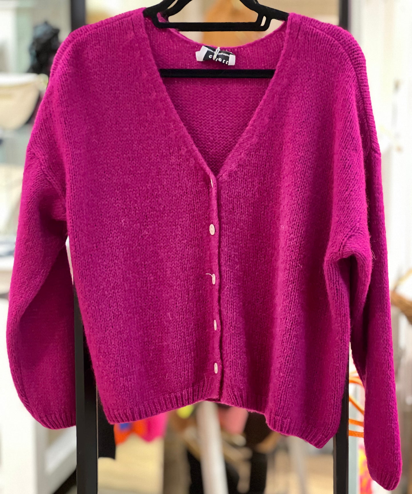 Mohair Blend Cardigan