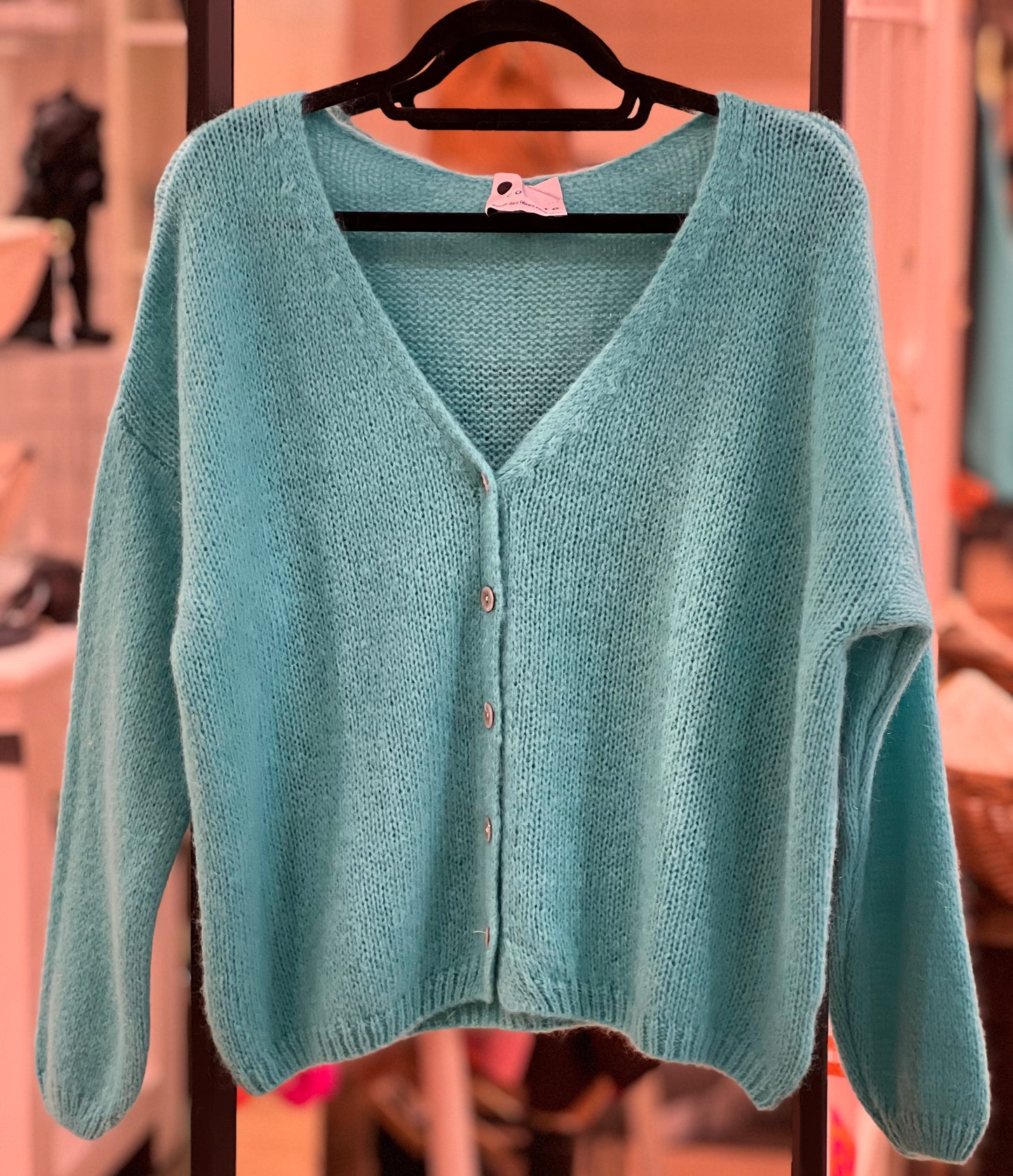 Mohair Blend Cardigan