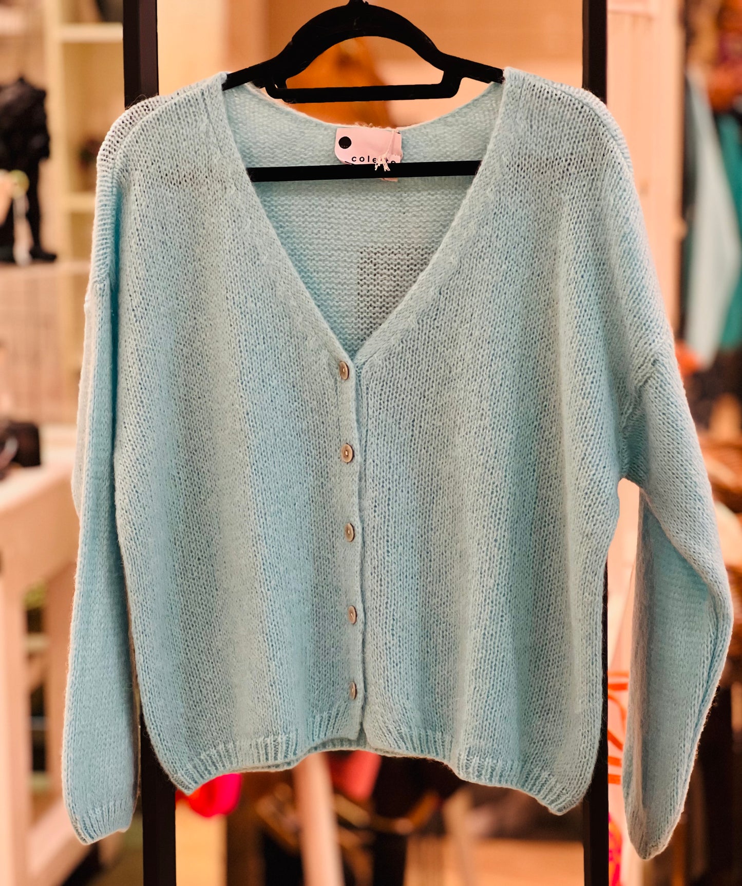 Mohair Blend Cardigan