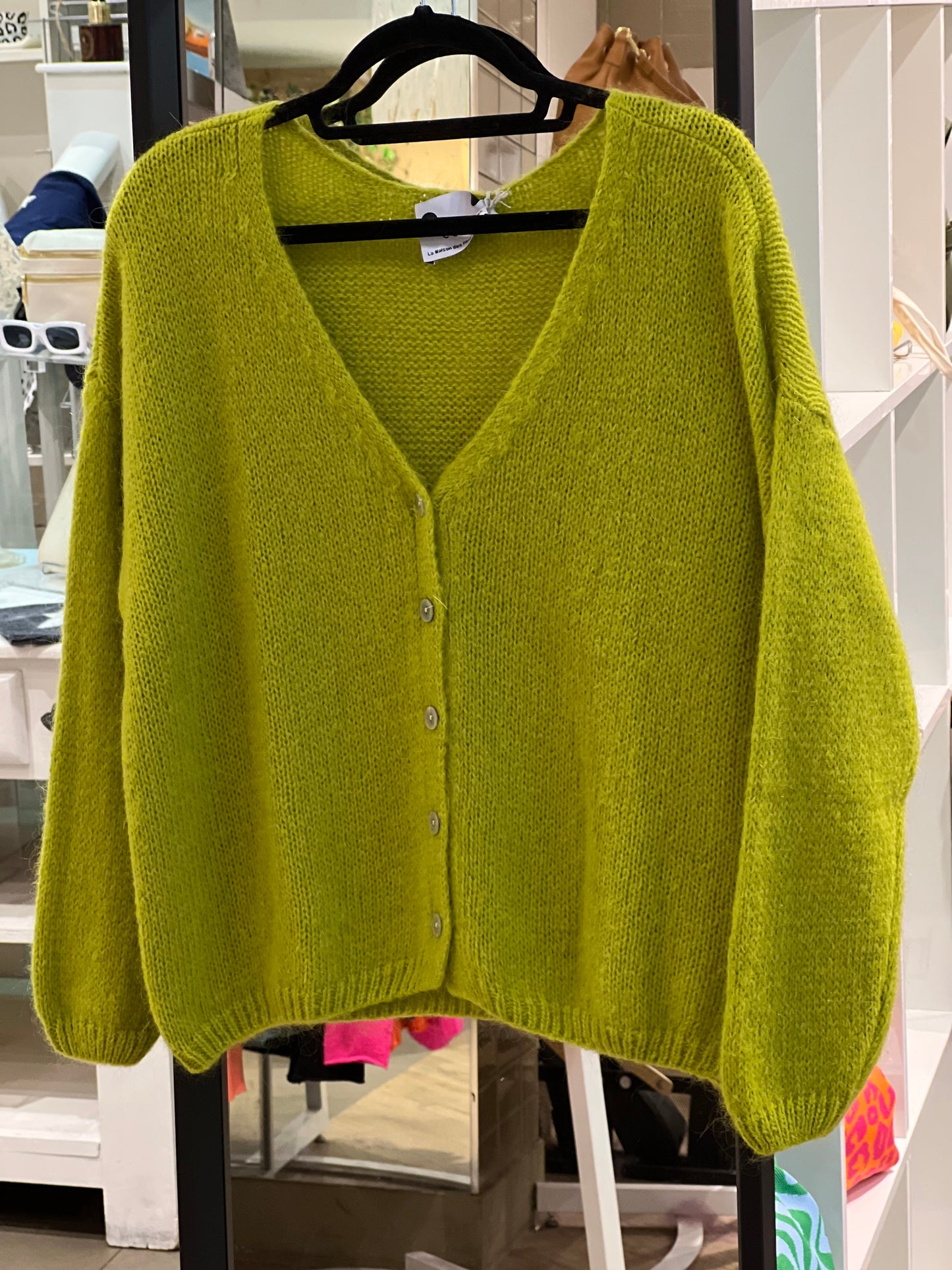 Mohair Blend Cardigan
