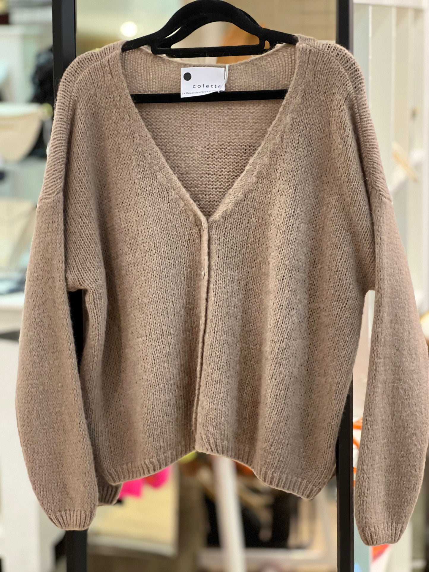 Mohair Blend Cardigan