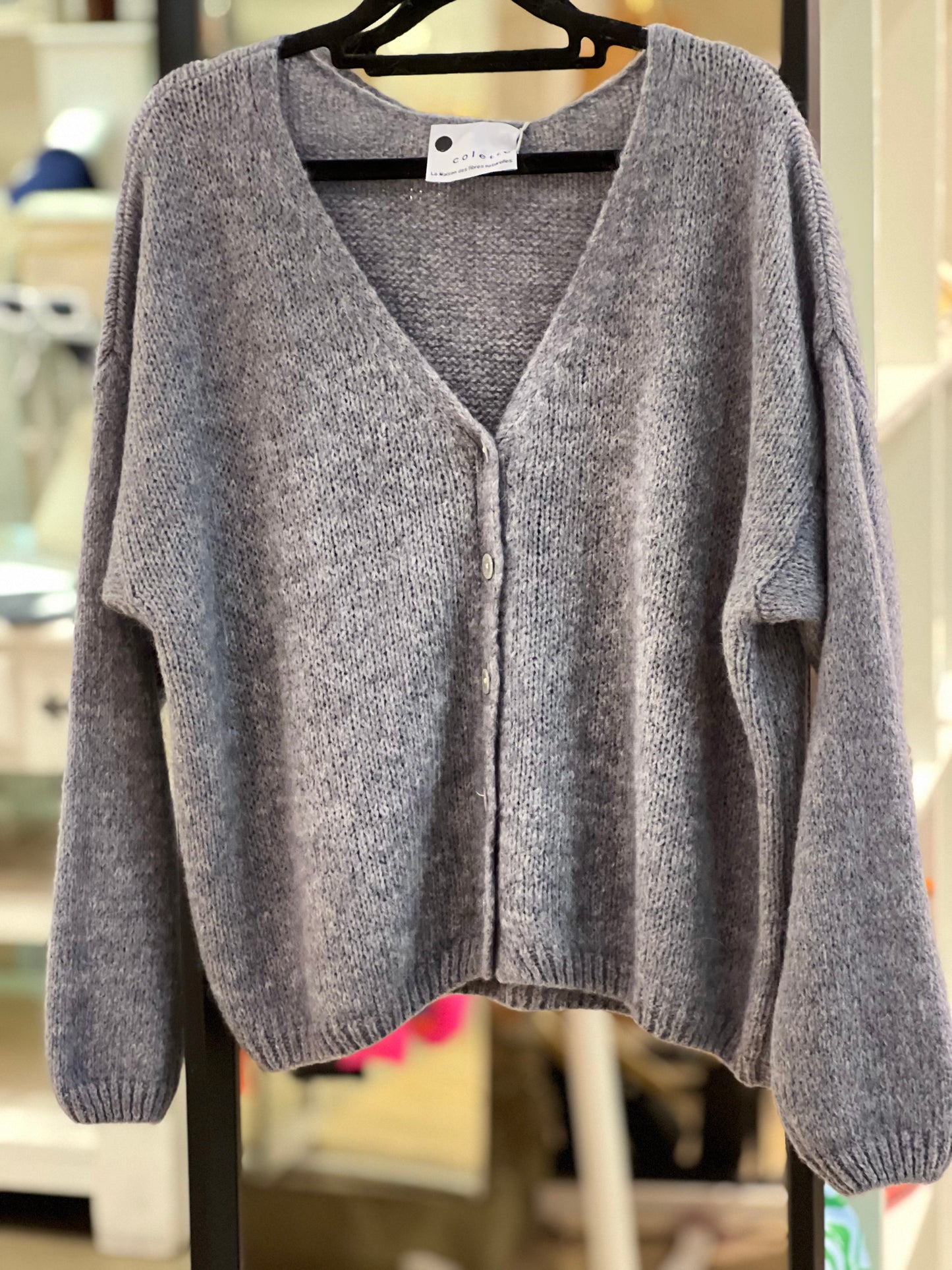 Mohair Blend Cardigan